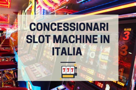 concessionari slot machine italia